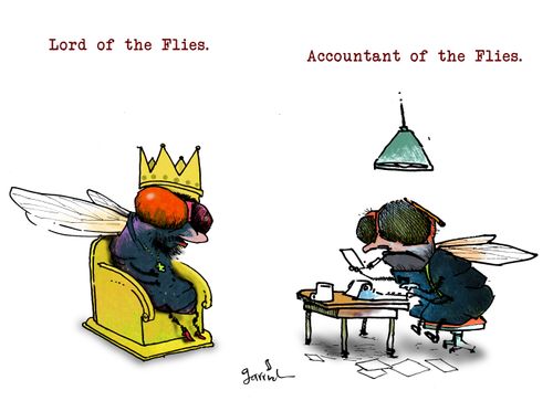 Lord of the Flies with the Accountant of the Flies.