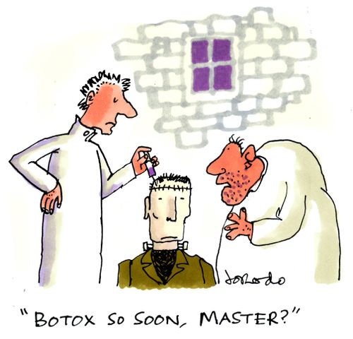 'Botox so soon, Master?'