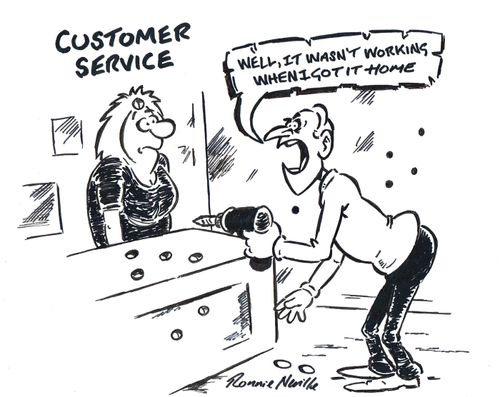 'Well, it wasn't working when I got it home.'