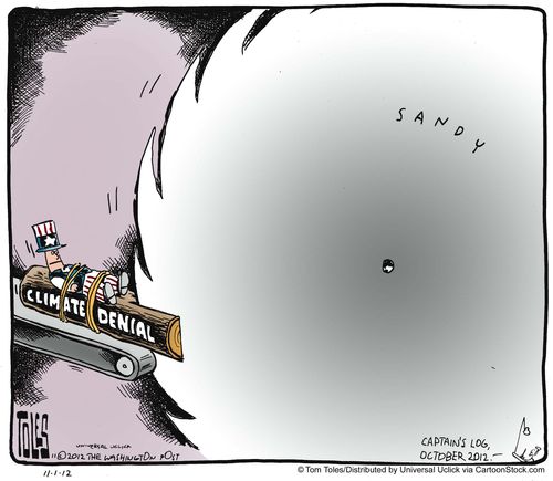 Hurricane Sandy and Climate Denial.