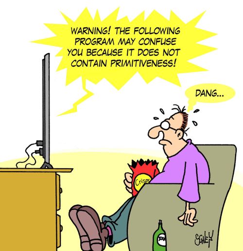 'Warning! The following program may confuse you because it does not contain primitiveness!'