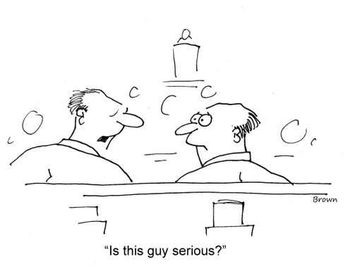 'Is this guy serious?'