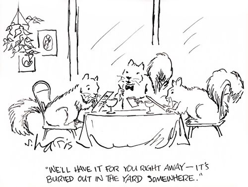 'We'll have it for you right away -  it's buried out in the yard somewhere.'