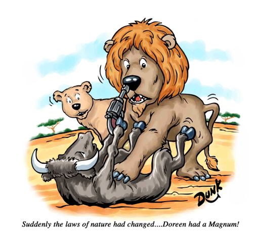 Suddenly the laws of nature had changed. . . . Doreen had a Magnum!