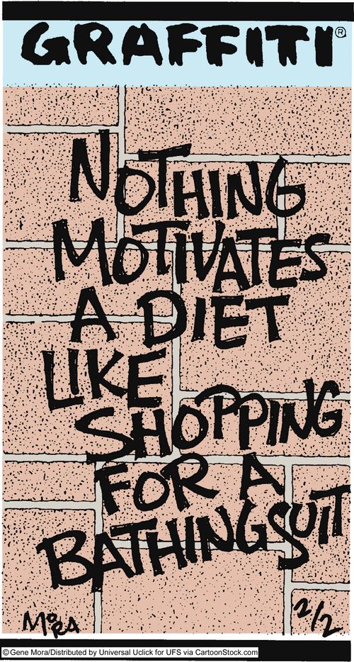 Nothing motivates a diet like shopping for a bathing suit.