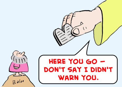 'Here you go -- Don't say I didn't warn you.'