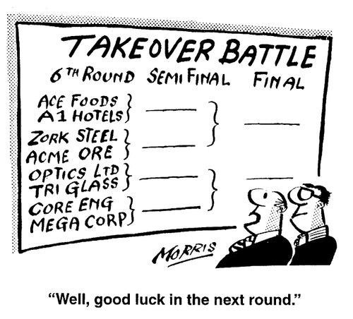 Takeover Battle - Well, good luck in the next round.