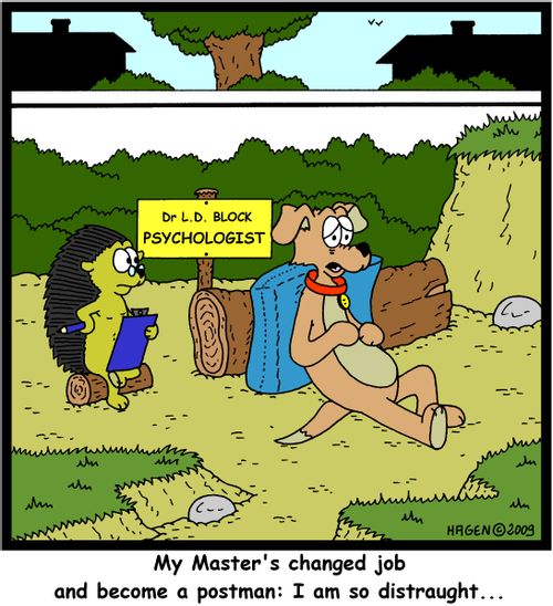 'My Master's changed job and become a postman: I am so distraught...'