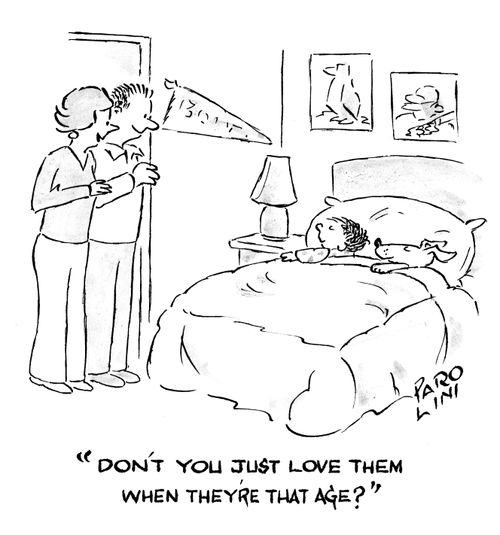 'Don't you just love them when they're at that age?'