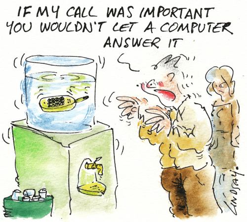 'Let a computer answer it.'