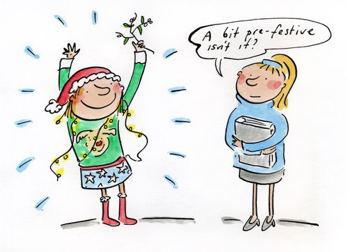 A bit pre festive isn't it?