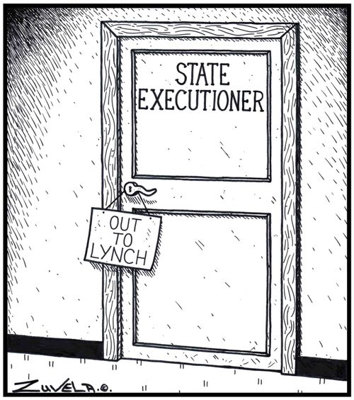 State Executioner Out to Lynch.
