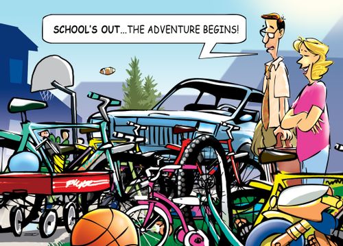 'School's out... the adventure begins!'