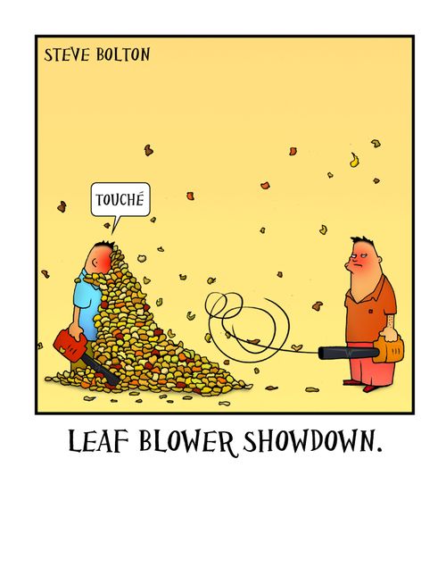 Leaf Blower Showdown.