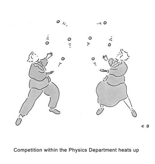 Competition within the Physics Department heats up.