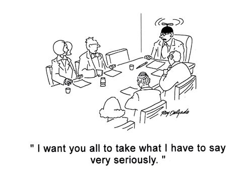 'I want you all to take what I have to say very seriously.'