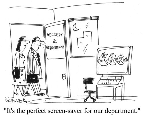 "It's the perfect screen-saver for our department."