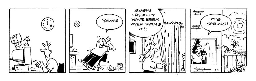 Nethead strip: Over doing the time spent on the computer