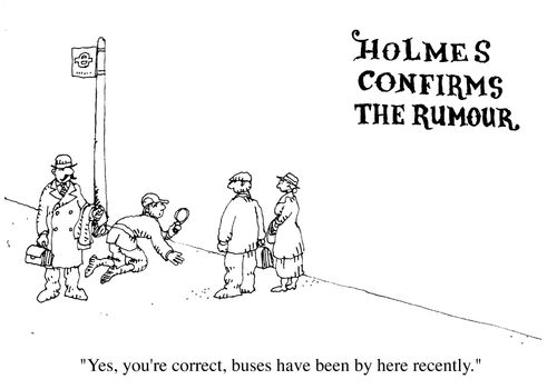 "Yes you are correct, buses have been here recently."