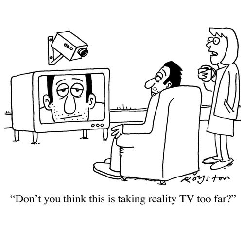 'Don't you think this is taking reality TV too far?'