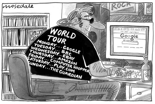 World tour of web pages.