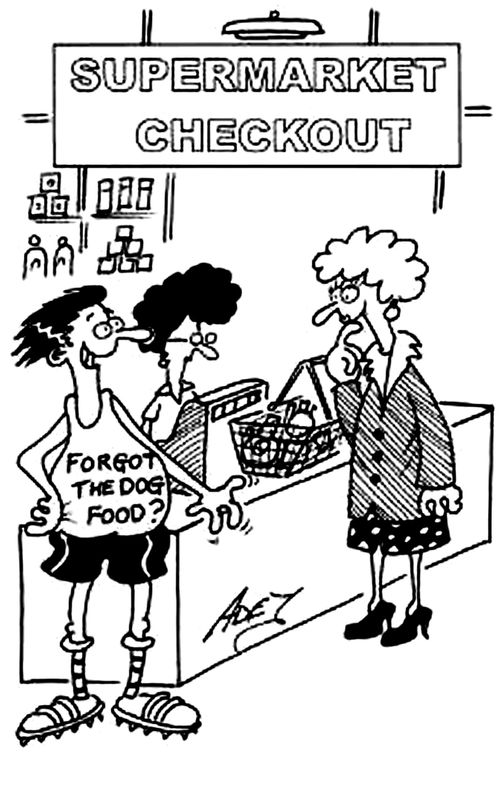 Forgotten something at the supermarket till?