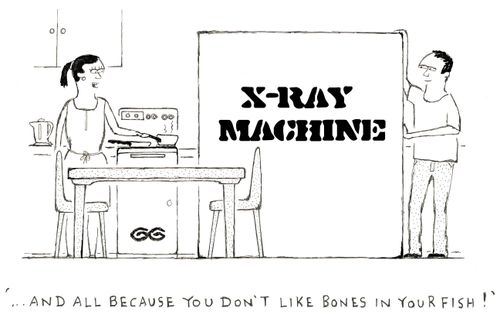 '...and all because you don't like bones in your fish!'