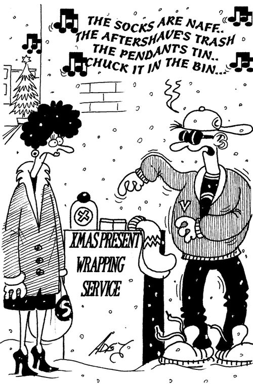 Christmas Present Wrapping Service.
