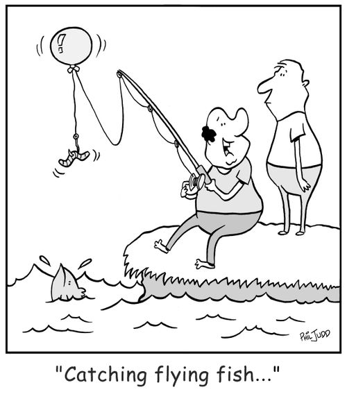'Catching flying fish...'