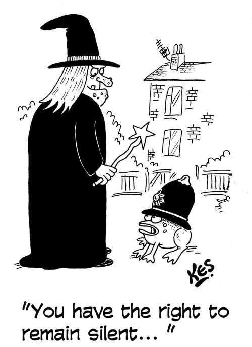 'You have the right to remain silent...'