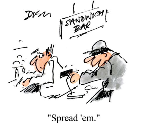'Spread 'em.'