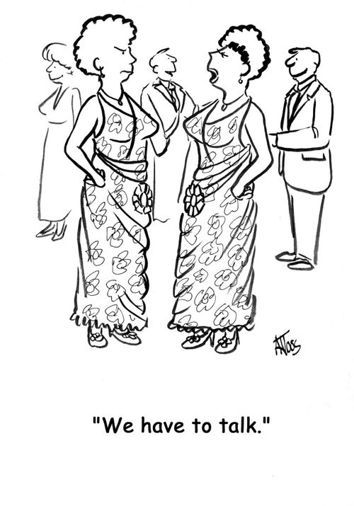 'We have to talk.'