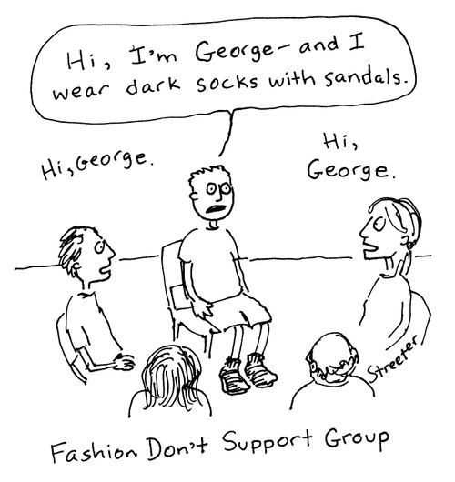 Fashion Don'ts Support Group.