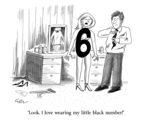 'I love wearing my little black number.'