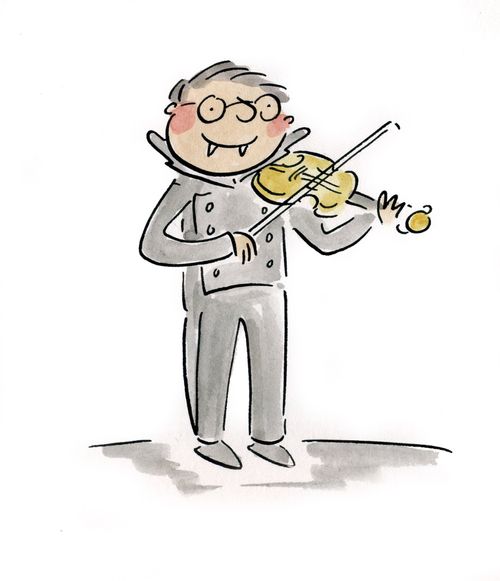 Vampire with a violin