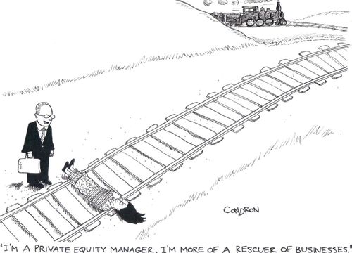 'I'm a private equity manager. I'm more of a rescuer of businesses.'