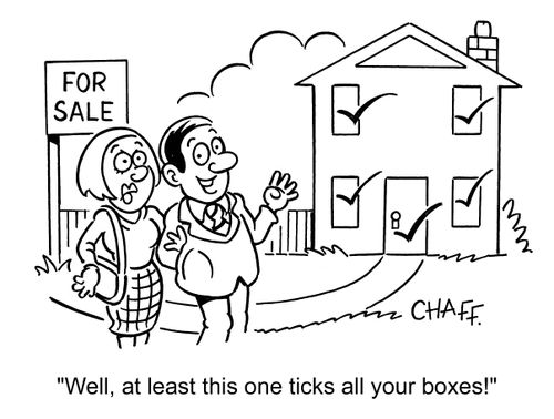 'Well, at least this one ticks all your boxes!'