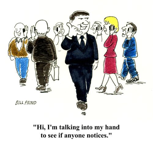 'Hi, I'm talking into my hand to see if anyone notices.'