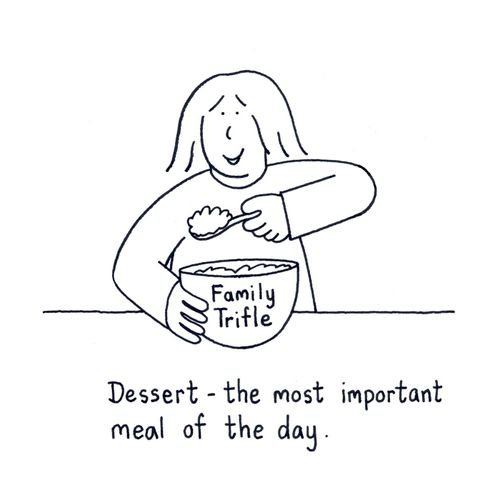 Dessert - the most important meal of the day.