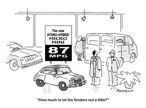'How much to let the fenders out a little?'