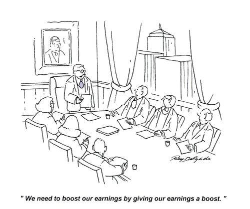 'We need to boost our earnings by giving our earnings a boost.'