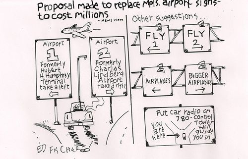 Airport Signs.