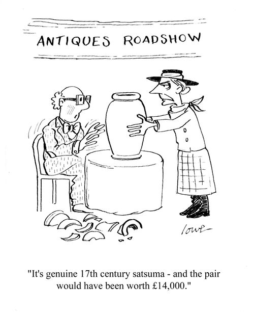 'It's genuine 17th century satsuma - and the pair would have been worth ?14,000.'