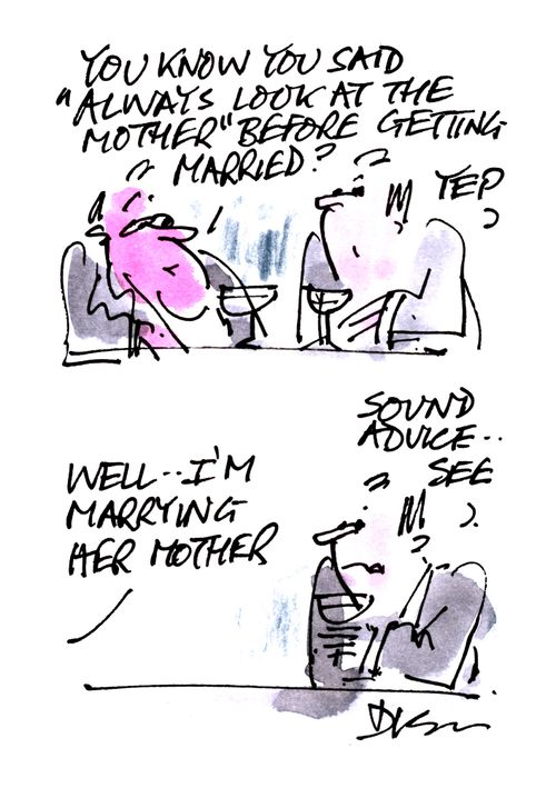 '...I'm marrying her mother...'