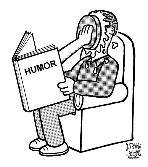 Humor (title of book smashing pie into face)