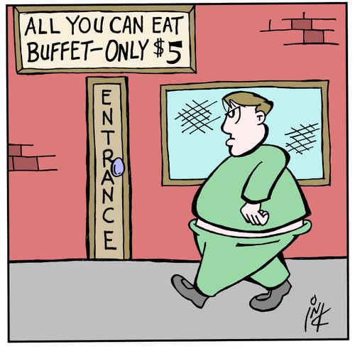 All you can eat buffet - only $5.