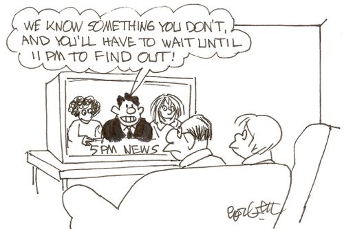 'We know something you don't, but you'll hav to wait until 11 PM to find out!'