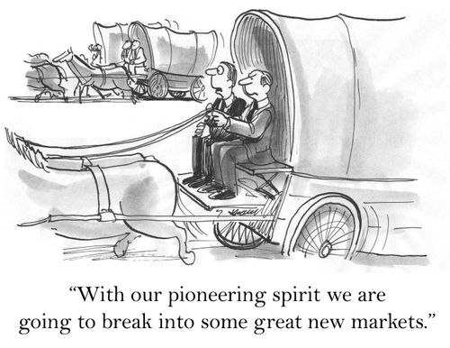 'With our pioneering spirit we are going to break into some great new markets.'