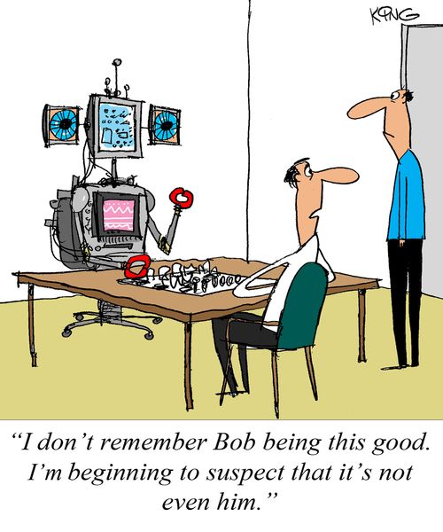 'I don't remember Bob being this good. I'm beginning to suspect that it's not even him.'