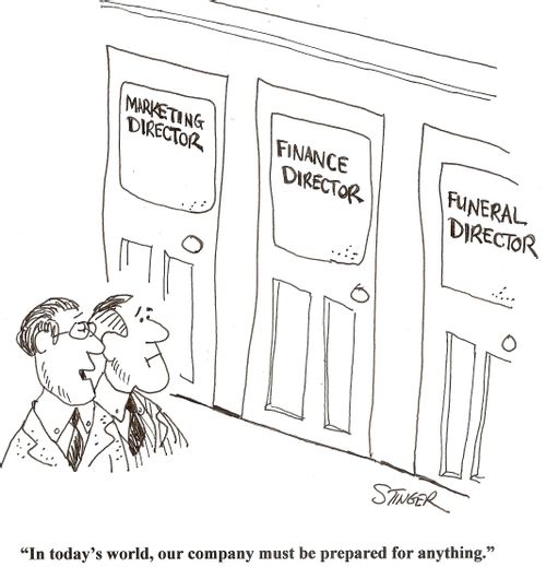 'In today's world, our company must be prepared for anything.'